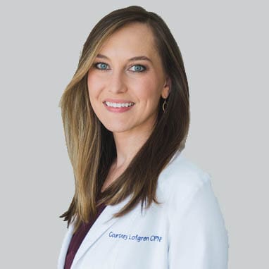 Headshot of Courtney Lofgren, MSN, RN, CPNP-PC, Pediatric Nurse Practitioner at Pediatric Associates of Dallas